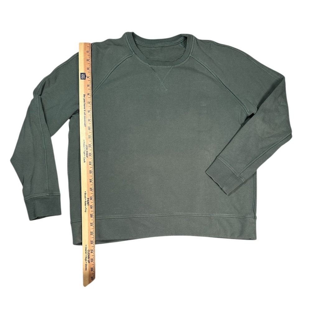 Lululemon Just Pleat It Crewneck Sweatshirt 8 Green Long Sleeve Pullover Casual - Picture 6 of 7